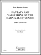 FANTASY AND VARIATIONS ON THE CARNIVAL OF VENICE French Horn and Piano P.O.D. cover